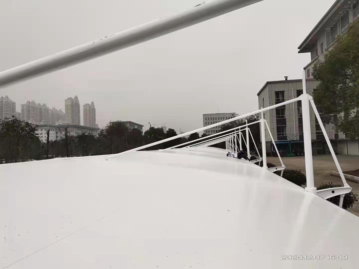 武穴行政执法局1500平方车棚